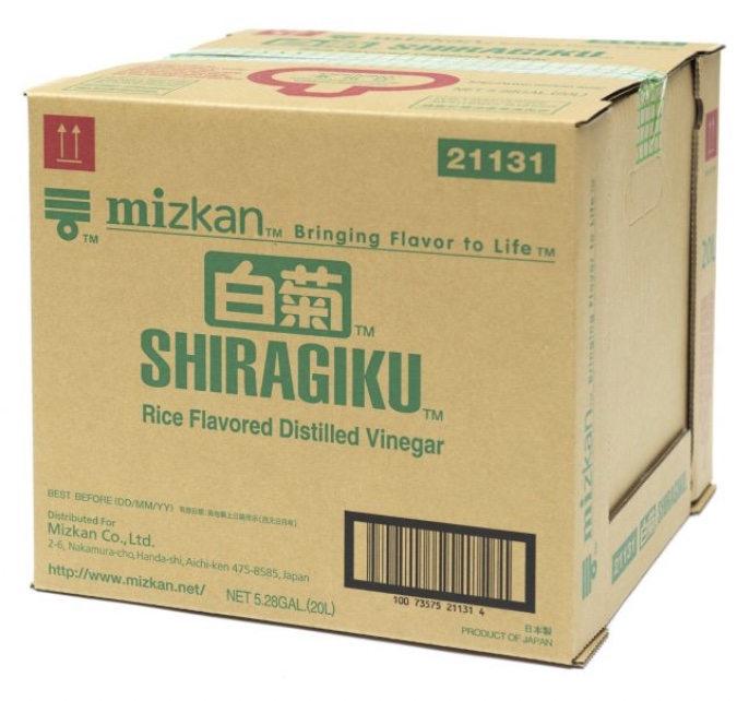'Mizkan' Rice Vinegar Shirakiku 20lt